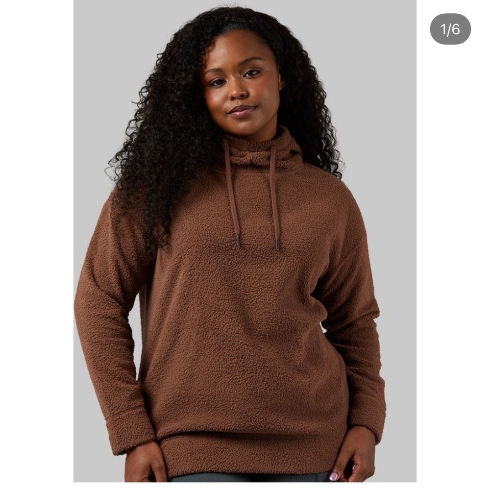 32 Degrees Sherpa Hoodie – Acorn – Size XXL – NWT – Women's